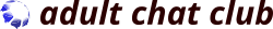 Adult Chat Club Logo Black Letters